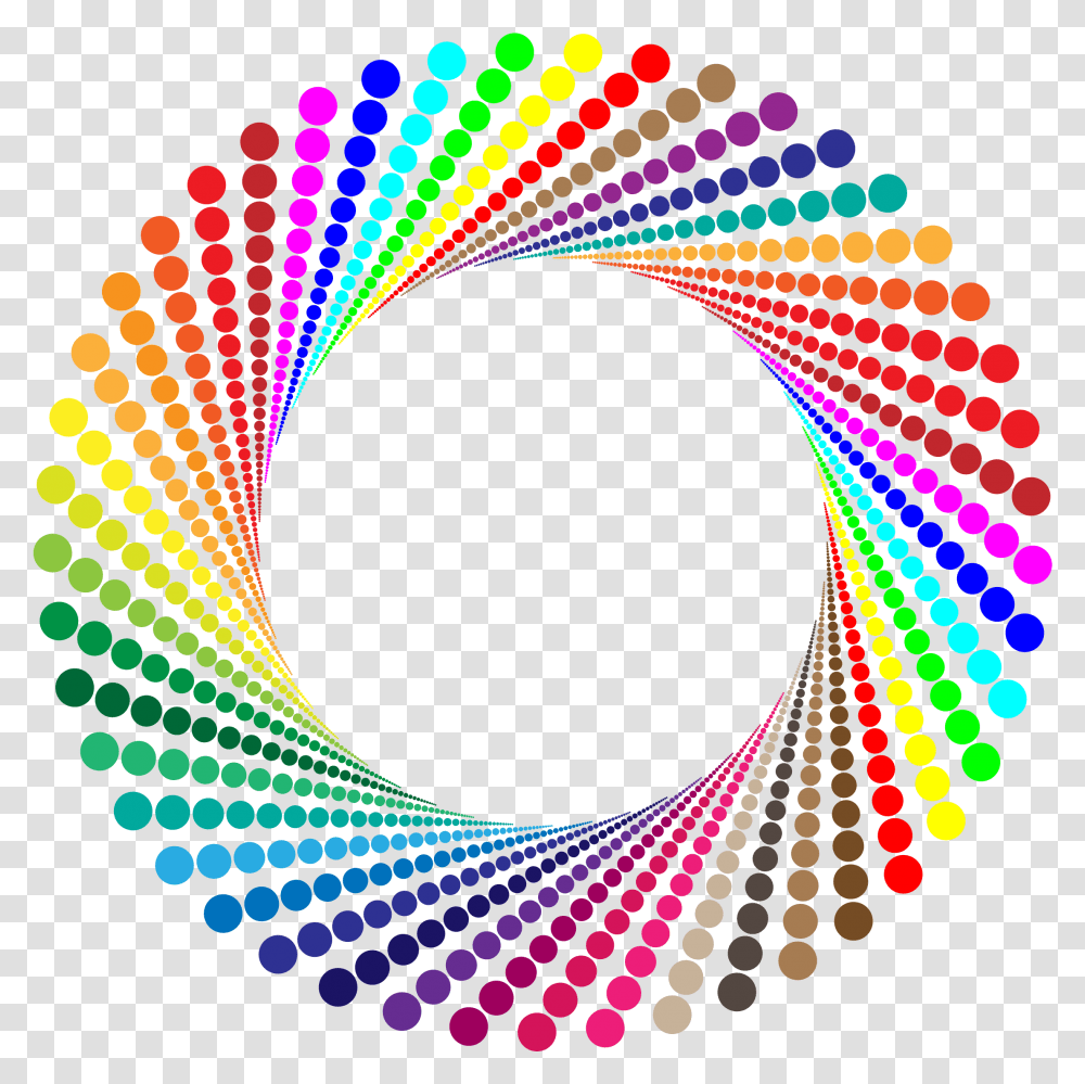 Colorful Circle Logo Colorful Circle, Graphics, Art, Pattern, Fractal Transparent Png