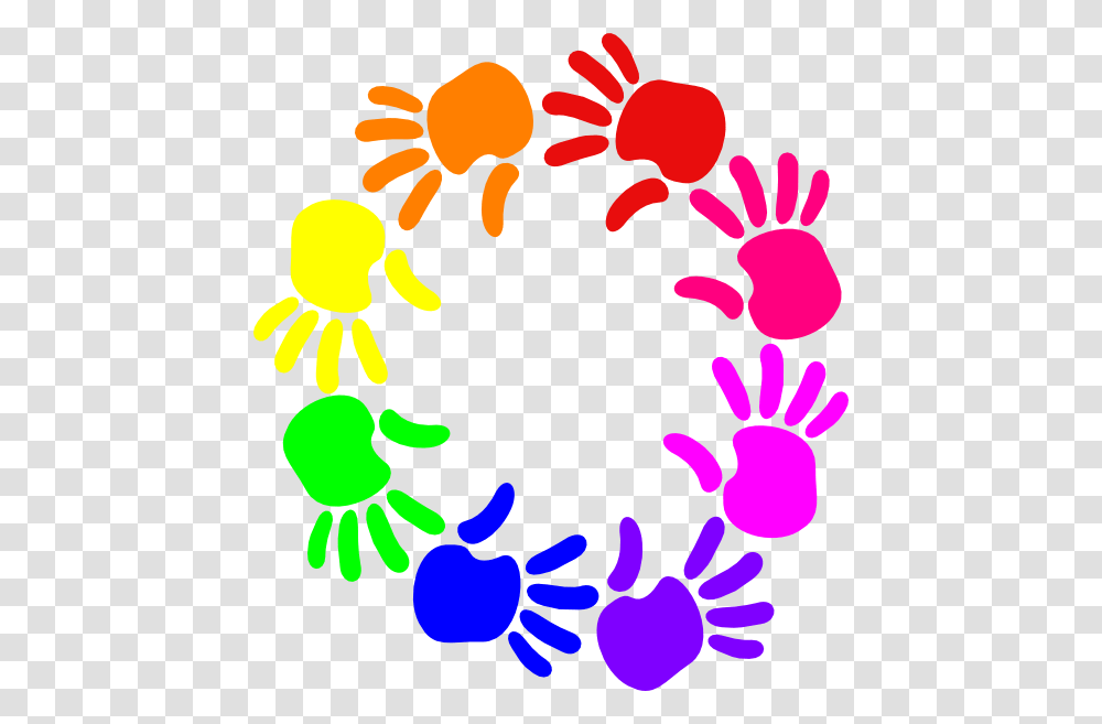 Colorful Circle Of Hands Svg Clip Arts Circle Of Hands Clipart, Flower, Plant, Blossom Transparent Png