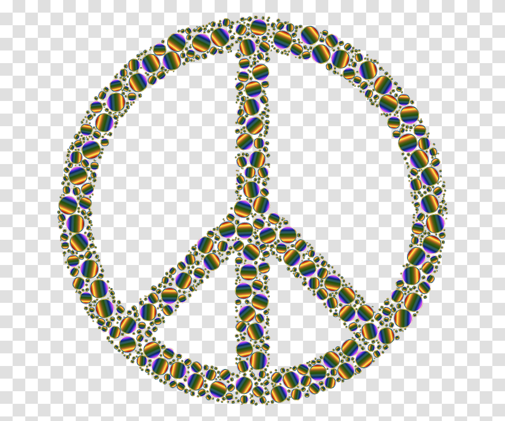 Colorful Circles Peace Sign 17 Without Background, Bracelet, Jewelry, Accessories, Accessory Transparent Png