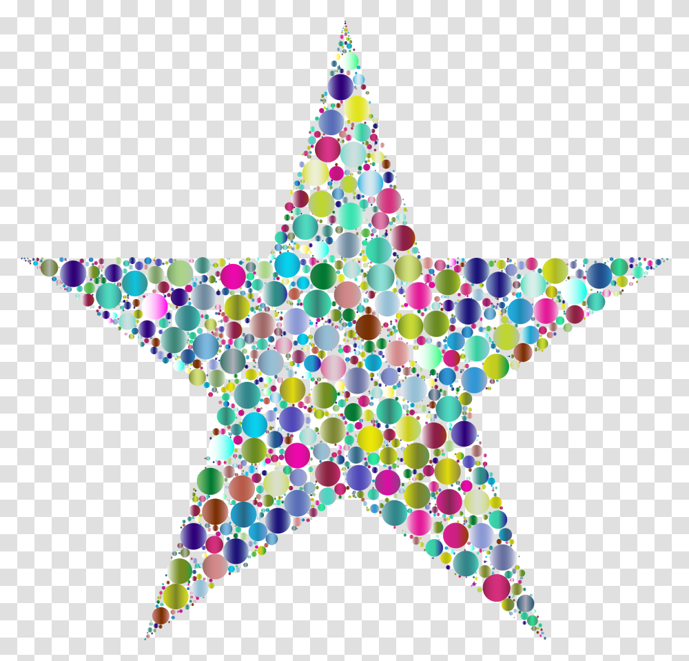 Colorful Circles Star 5 Clip Arts Staryu Starwe, Star Symbol Transparent Png