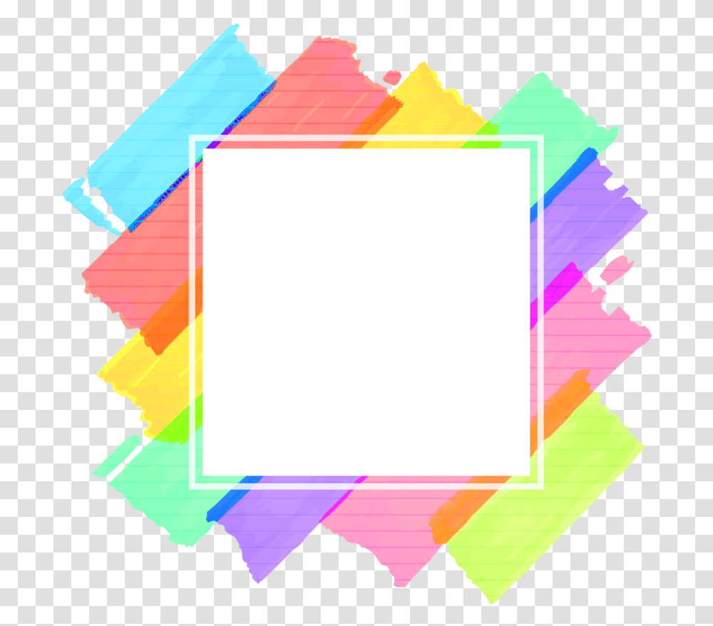 Colorful Colorful Frame Vector, Paper, Modern Art Transparent Png