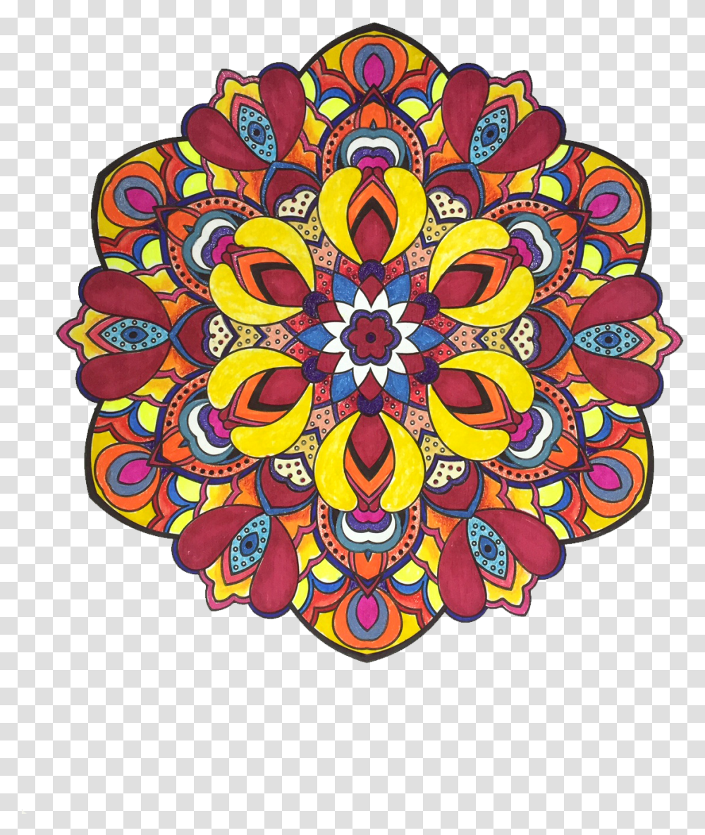 Colorful Colorful Mandalas, Floral Design, Pattern Transparent Png