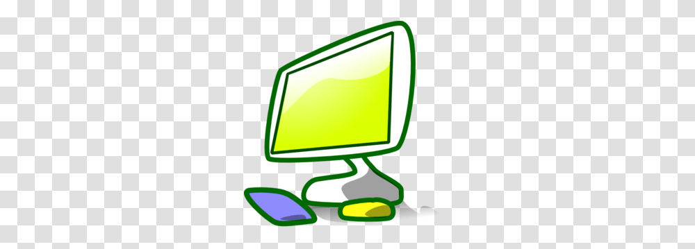 Colorful Computer Station Clip Art, Pc, Electronics, Lamp, Green Transparent Png