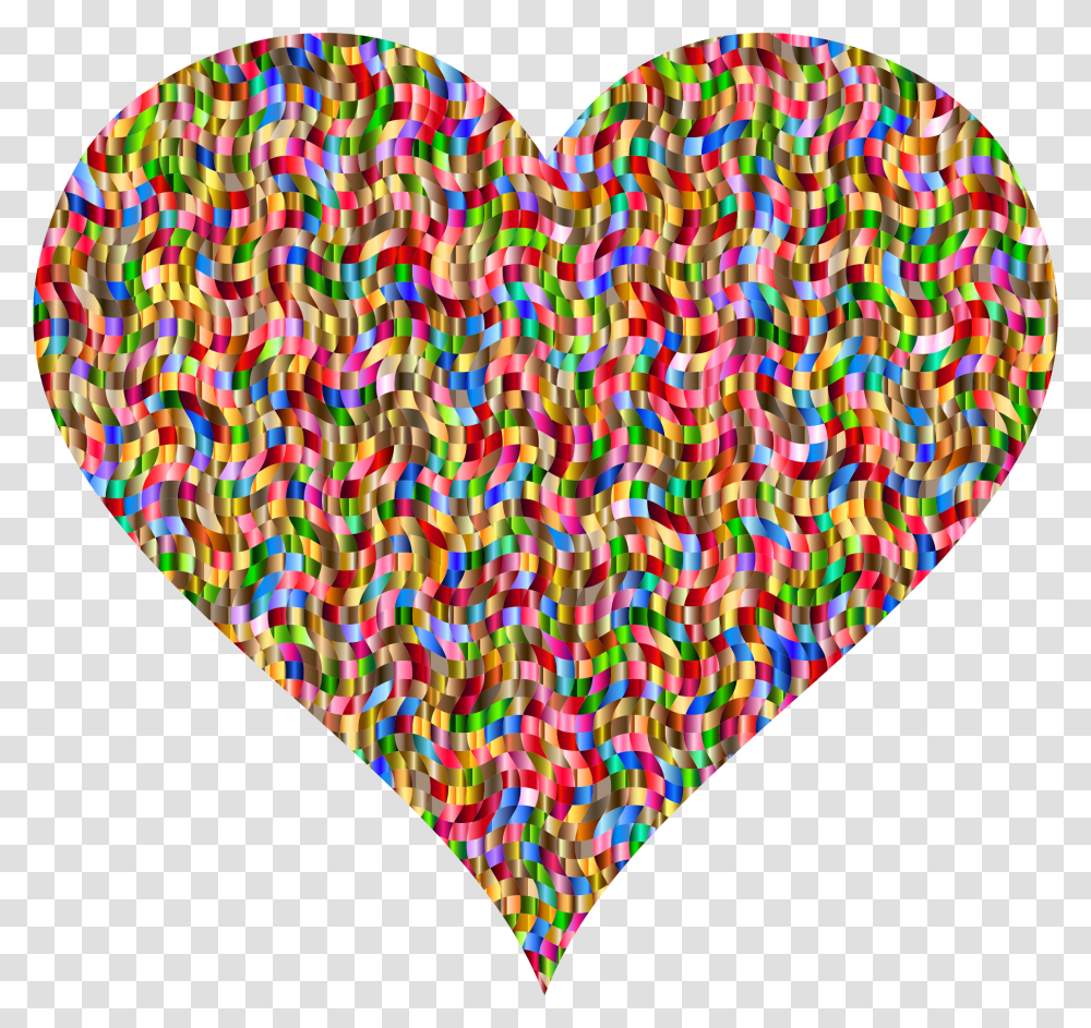 Colorful Confetti Heart 2 Clip Arts Clip Art, Rug Transparent Png