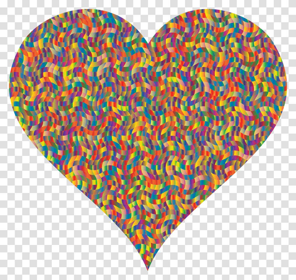 Colorful Confetti Heart 3 Clip Arts Clip Art, Rug Transparent Png