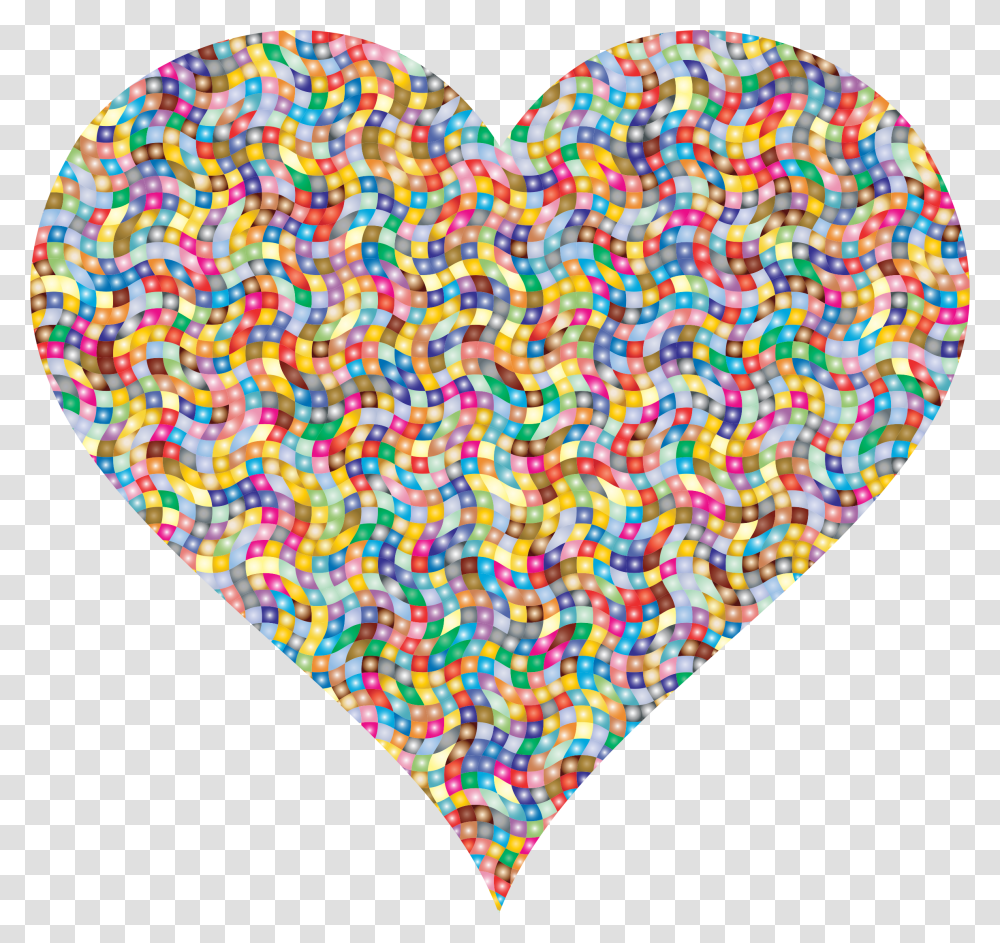 Colorful Confetti Heart 4 Clip Arts Sprinkle Heart Clipart, Rug Transparent Png