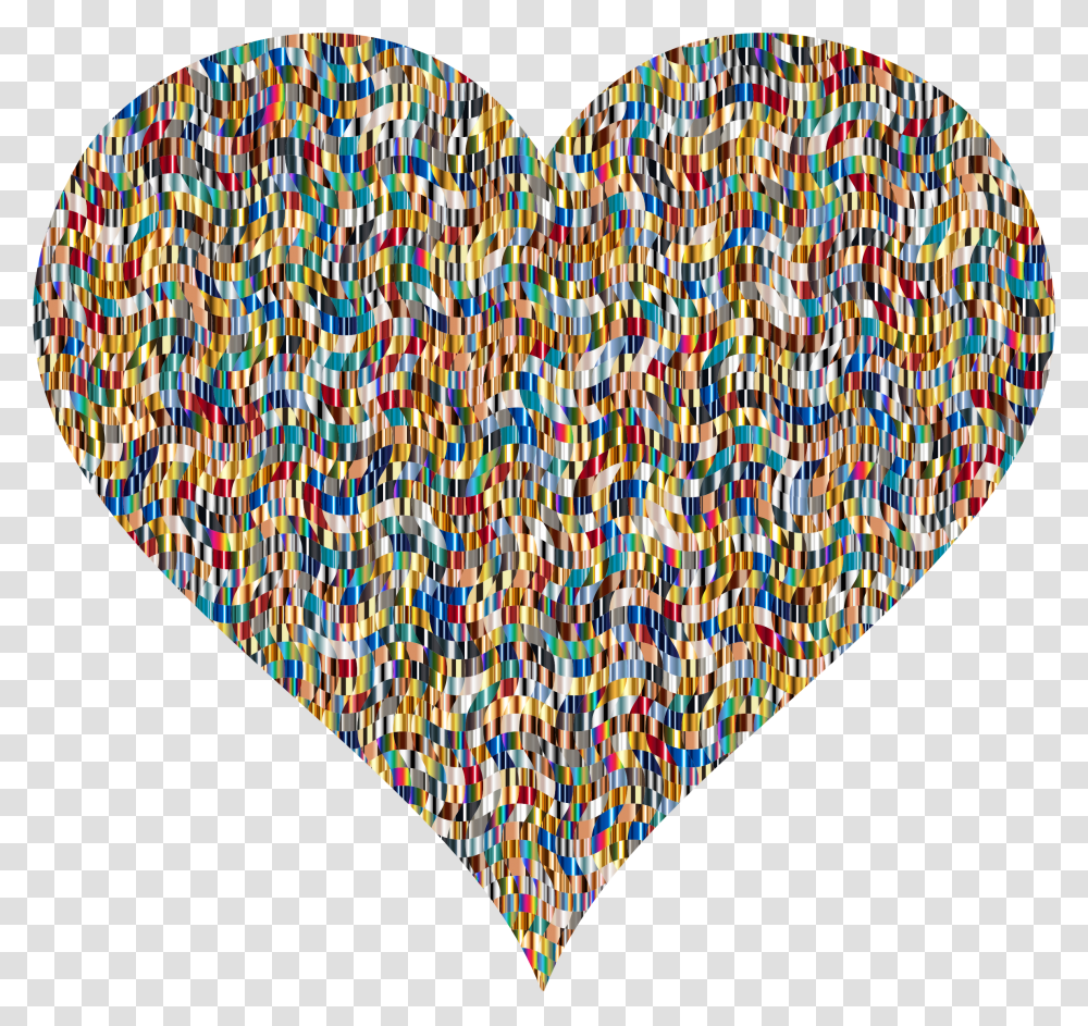 Colorful Confetti Heart 5 Clip Arts Clip Art, Rug Transparent Png