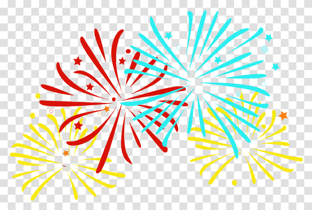 Colorful Explosions Clipart Image Firework Clipart, Nature, Outdoors, Night, Fireworks Transparent Png