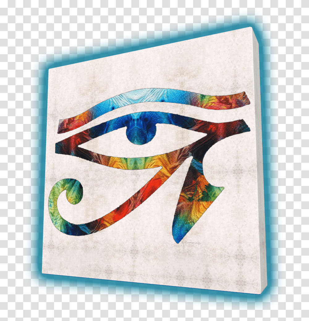 Colorful Eye Of Horus, Modern Art, Doodle Transparent Png