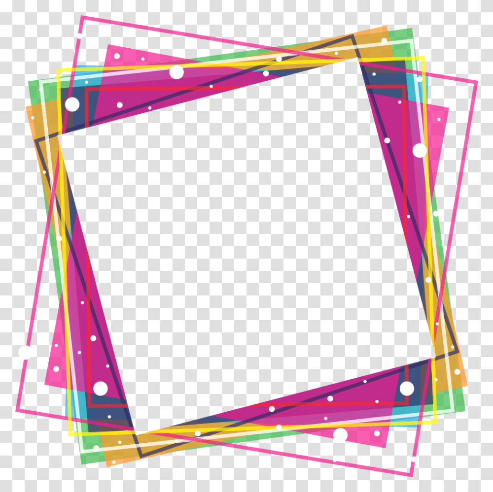 Colorful Frames Colorful Overlays For Editing, Construction Crane Transparent Png
