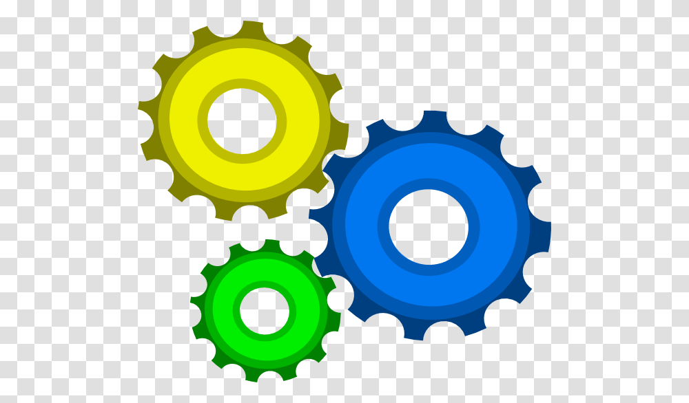 Colorful Gear Clipart, Machine, Poster, Advertisement Transparent Png