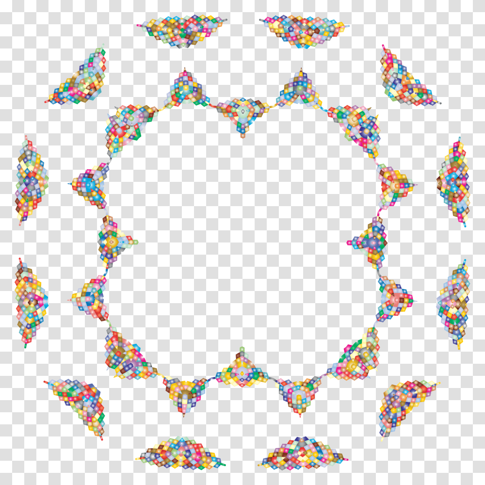 Colorful Geometric Star 3 Clip Arts Circle, Pattern, Ornament, Fractal Transparent Png