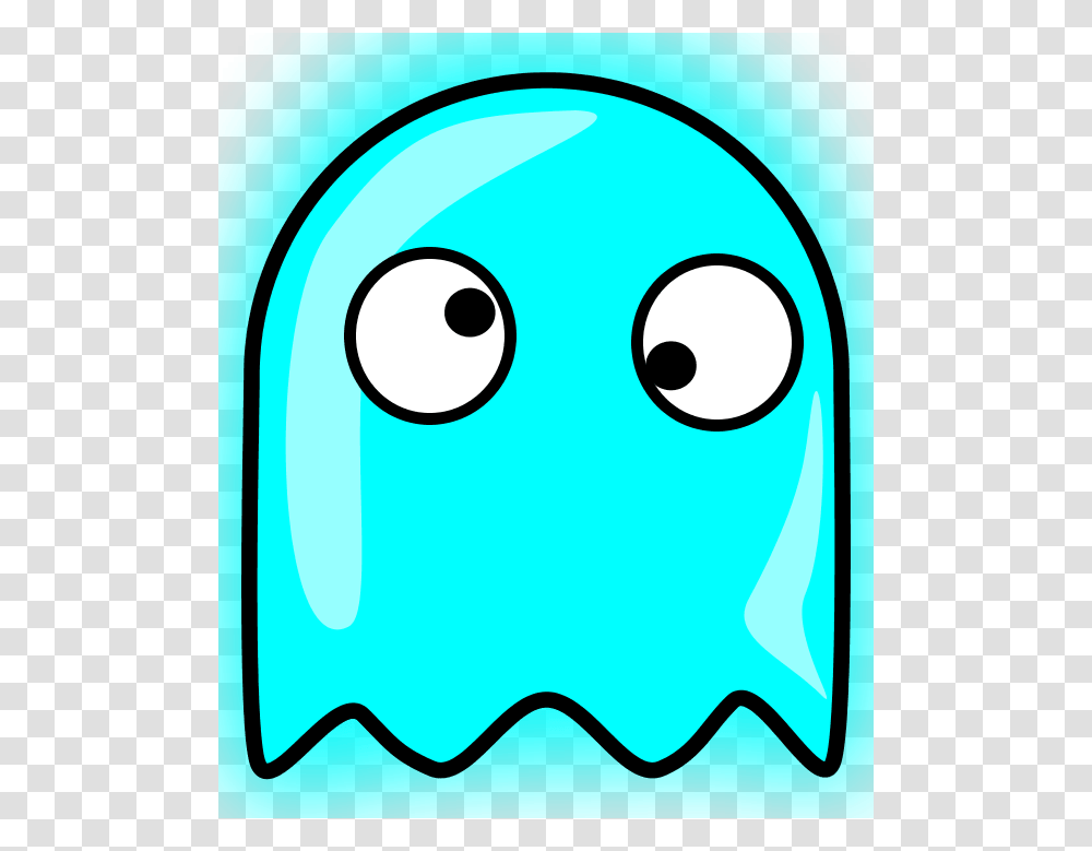 Colorful Ghost Cliparts, Pac Man, Cutlery Transparent Png