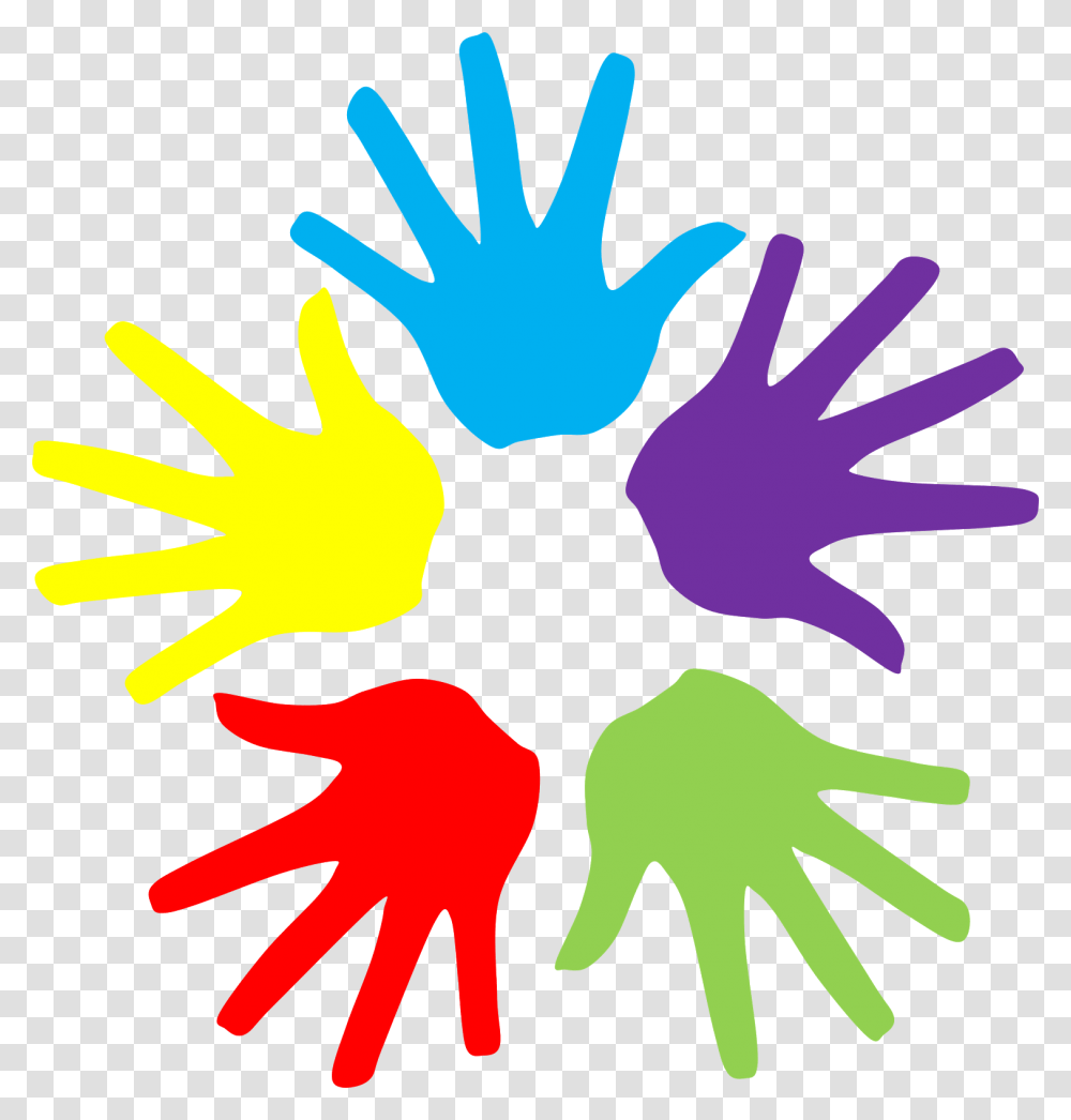 Colorful Hands Clipart Free Cliparts Clip Art, Leaf, Plant, Light Transparent Png