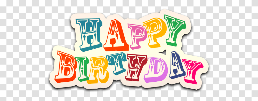 Colorful Happy Birthday Image Wowpngcom Happy Happy Birthday Pictures Background, Word, Text, Alphabet, Number Transparent Png