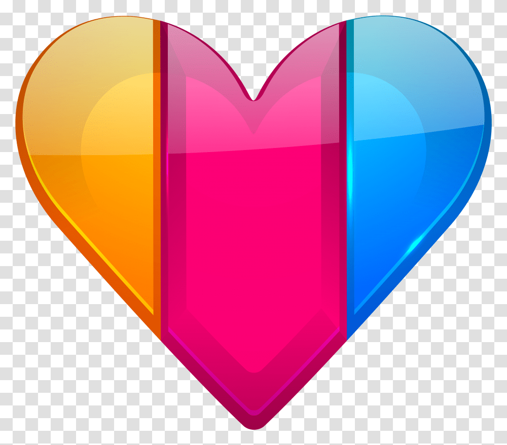 Colorful Heart Clipart Clip Art, Plectrum, Balloon Transparent Png