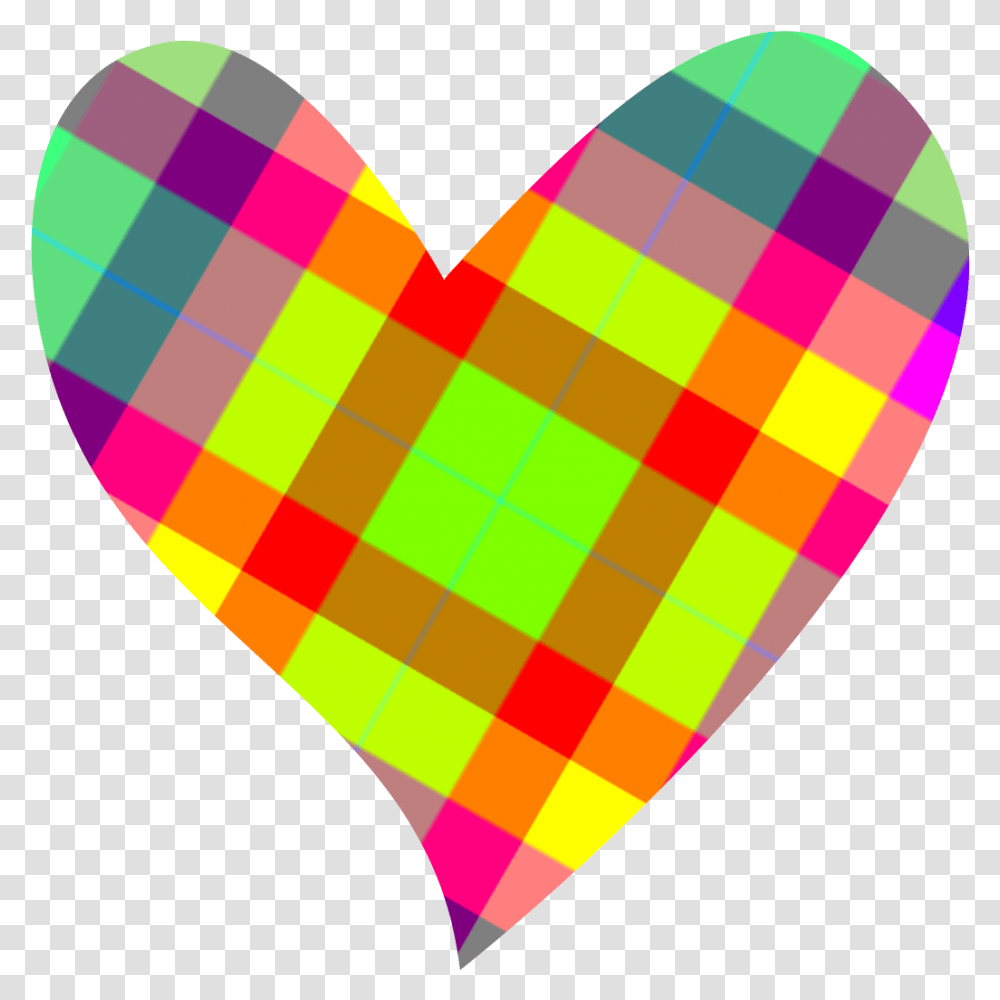 Colorful Heart Shaped Clipart Colorful Heart Clipart, Rug, Balloon Transparent Png