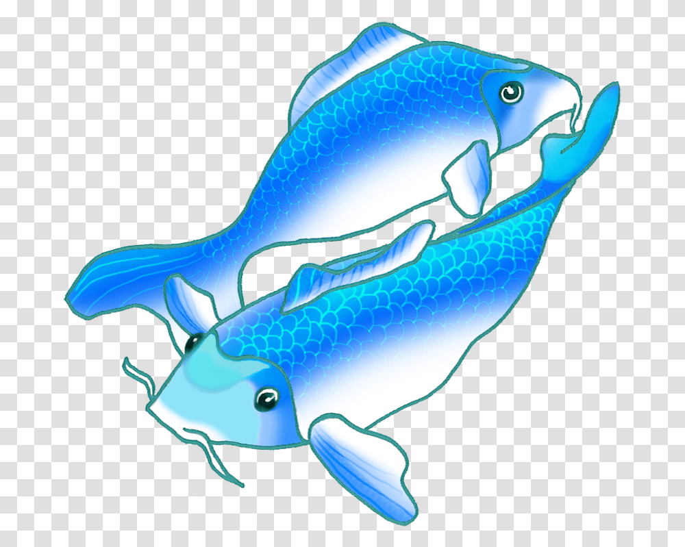 Colorful Koi Fish Drawings Picture Library Swimming Blue Fish Gif, Dolphin, Mammal, Sea Life, Animal Transparent Png
