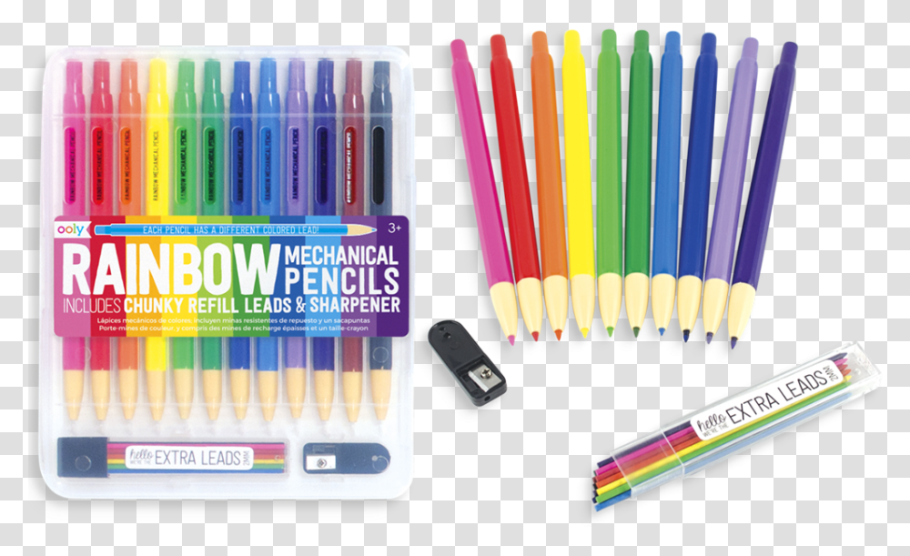 Colorful Lead Mechanical Pencils, Marker, Mobile Phone, Electronics, Cell Phone Transparent Png