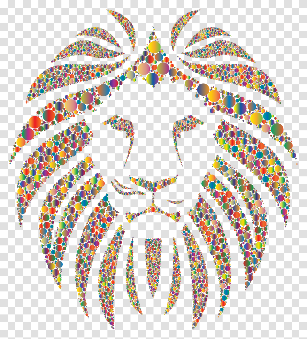Colorful Lion Circles 3 No Background Clip Arts, Pattern, Doodle, Drawing Transparent Png
