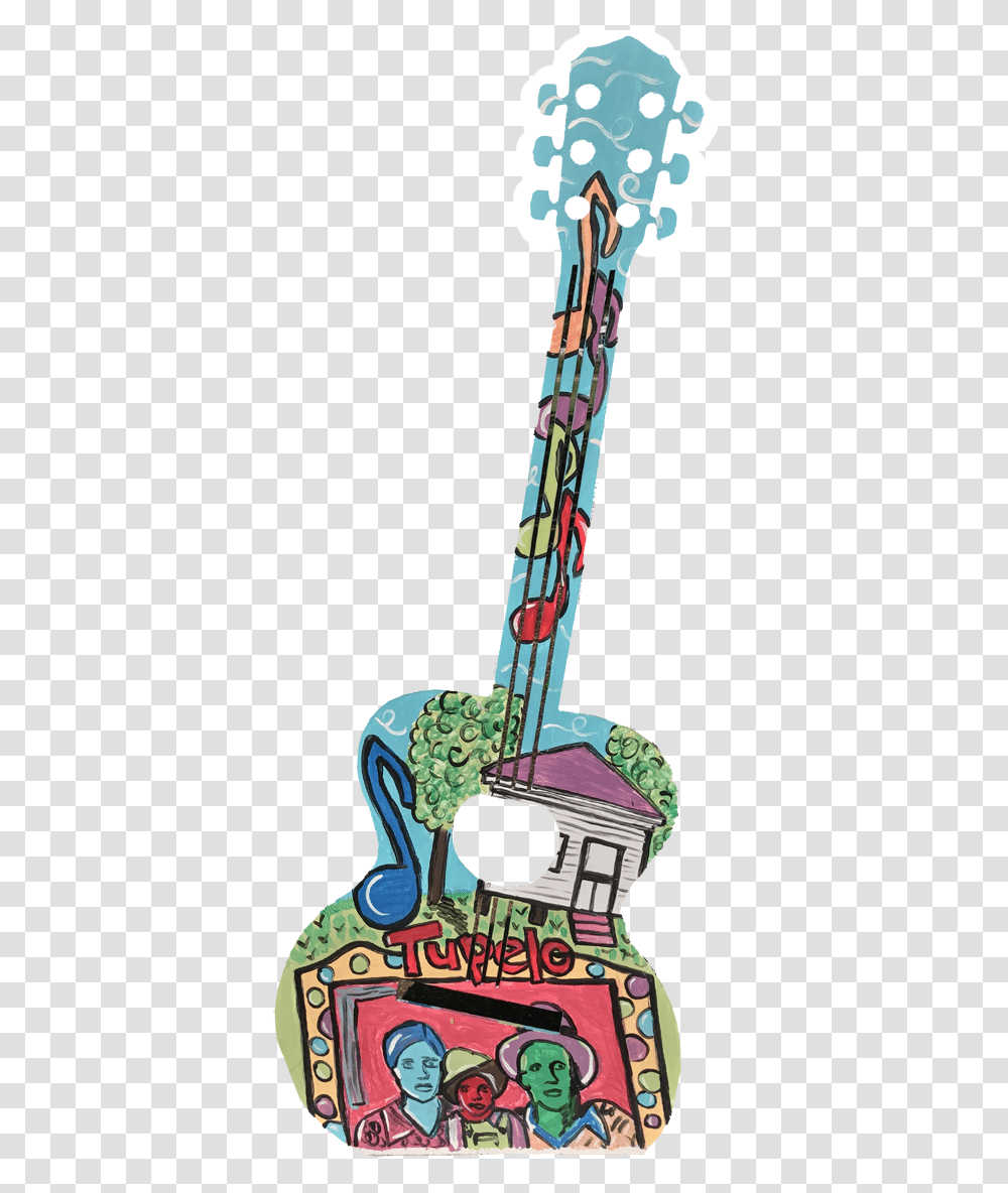 Colorful Metal Guitar, Machine, Person, Human Transparent Png