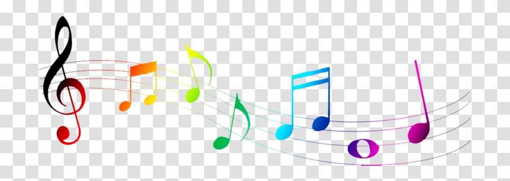 Colorful Music Note Colorful Music Notes, Bow, Leisure Activities, Musical Instrument, Silhouette Transparent Png