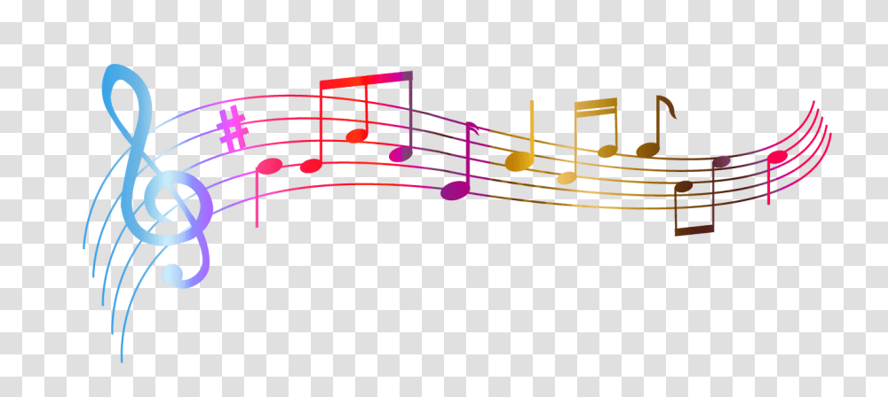 Colorful Music Notes Colorful Music Notes, Text, Number, Symbol, Plot Transparent Png