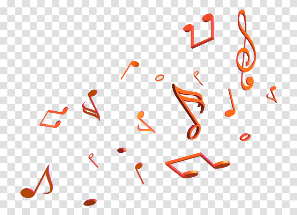 Colorful Musical Notes Music Notes Render, Number, Alphabet Transparent Png