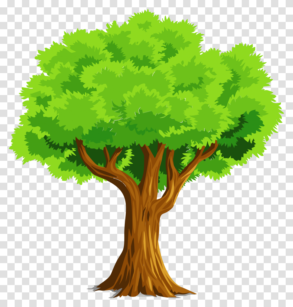 Colorful Natural Tree Free File Clipart Tree Clipart, Plant, Tree Trunk, Oak, Painting Transparent Png