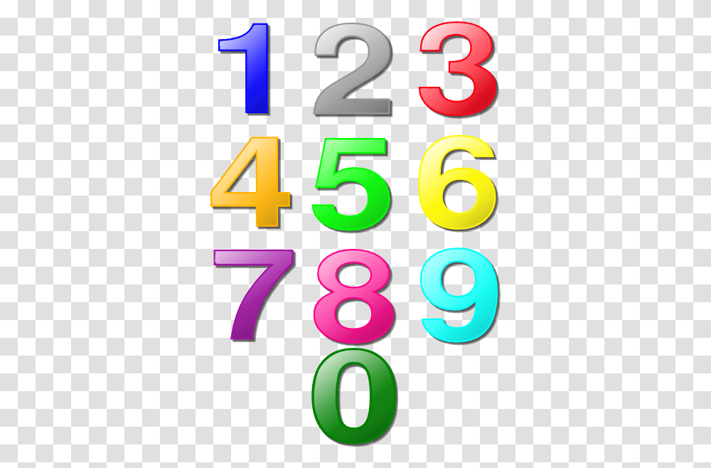Colorful Numbers Clip Art For Web, Cross Transparent Png