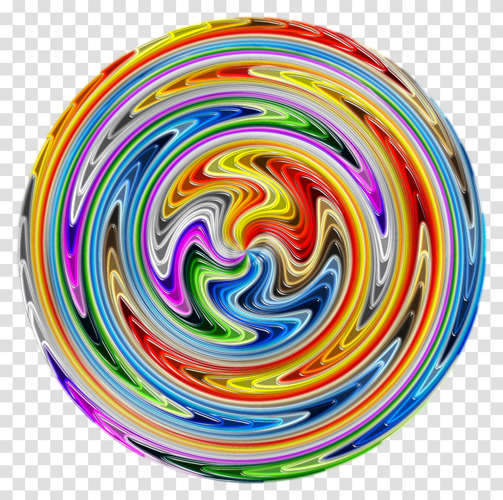 Colorful Paint Swirls Clip Arts Circle Transparent Png