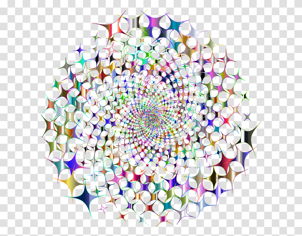 Colorful Prismatic Chromatic Rainbow Starburst Rainbow Starburst, Pattern, Purple, Ornament, Fractal Transparent Png