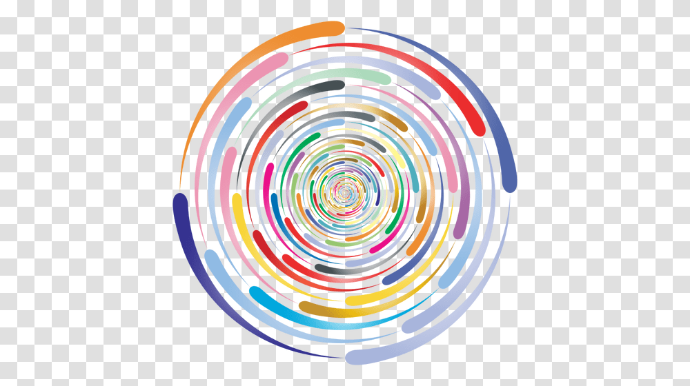 Colorful Prismatic Circle Gambar Lingkaran Warna Warni, Spiral, Coil Transparent Png