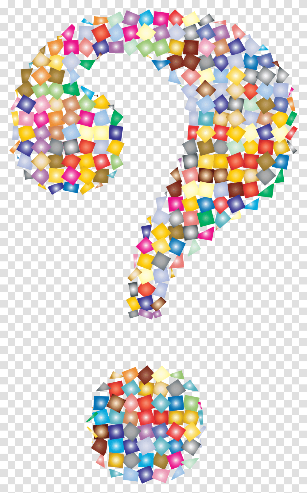 Colorful Question Mark, Balloon, Accessories, Crayon Transparent Png
