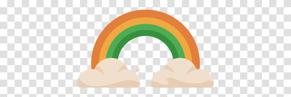 Colorful Rainbow Clouds & Svg Vector File Rainbow, Outdoors, Building, Nature, Light Transparent Png