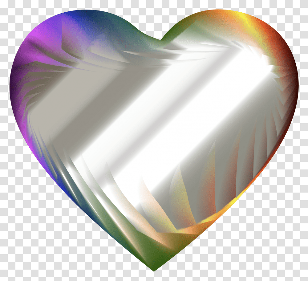 Colorful Refraction Heart 8 Clip Arts Clip Art, Diamond, Bowl, Aluminium, Graphics Transparent Png