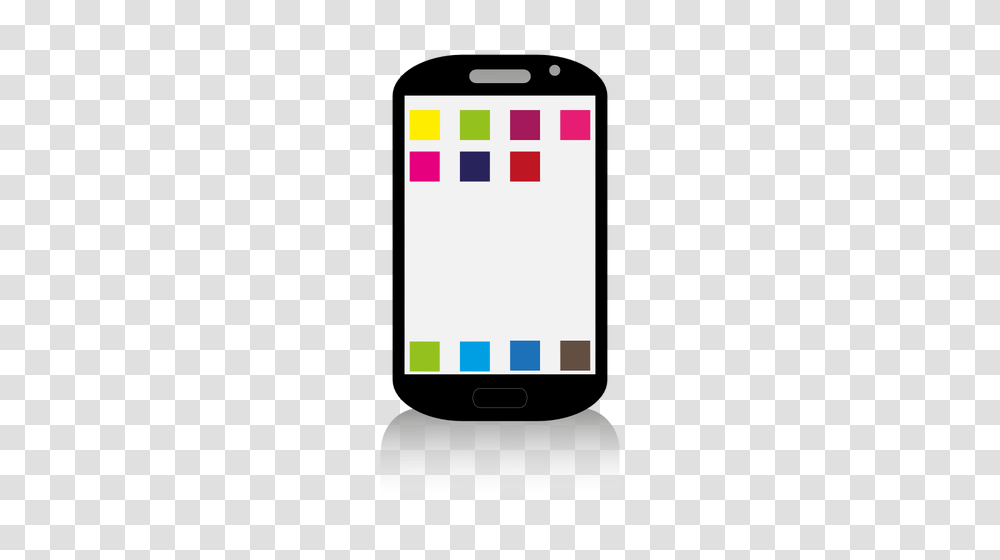Colorful Smartphone Vector Mage, Electronics, Mobile Phone, Cell Phone Transparent Png