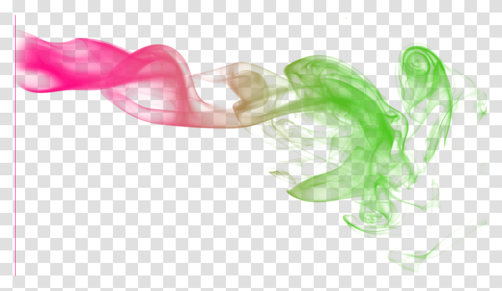 Colorful Smoke Effect, Green, Meal, Food, Face Transparent Png