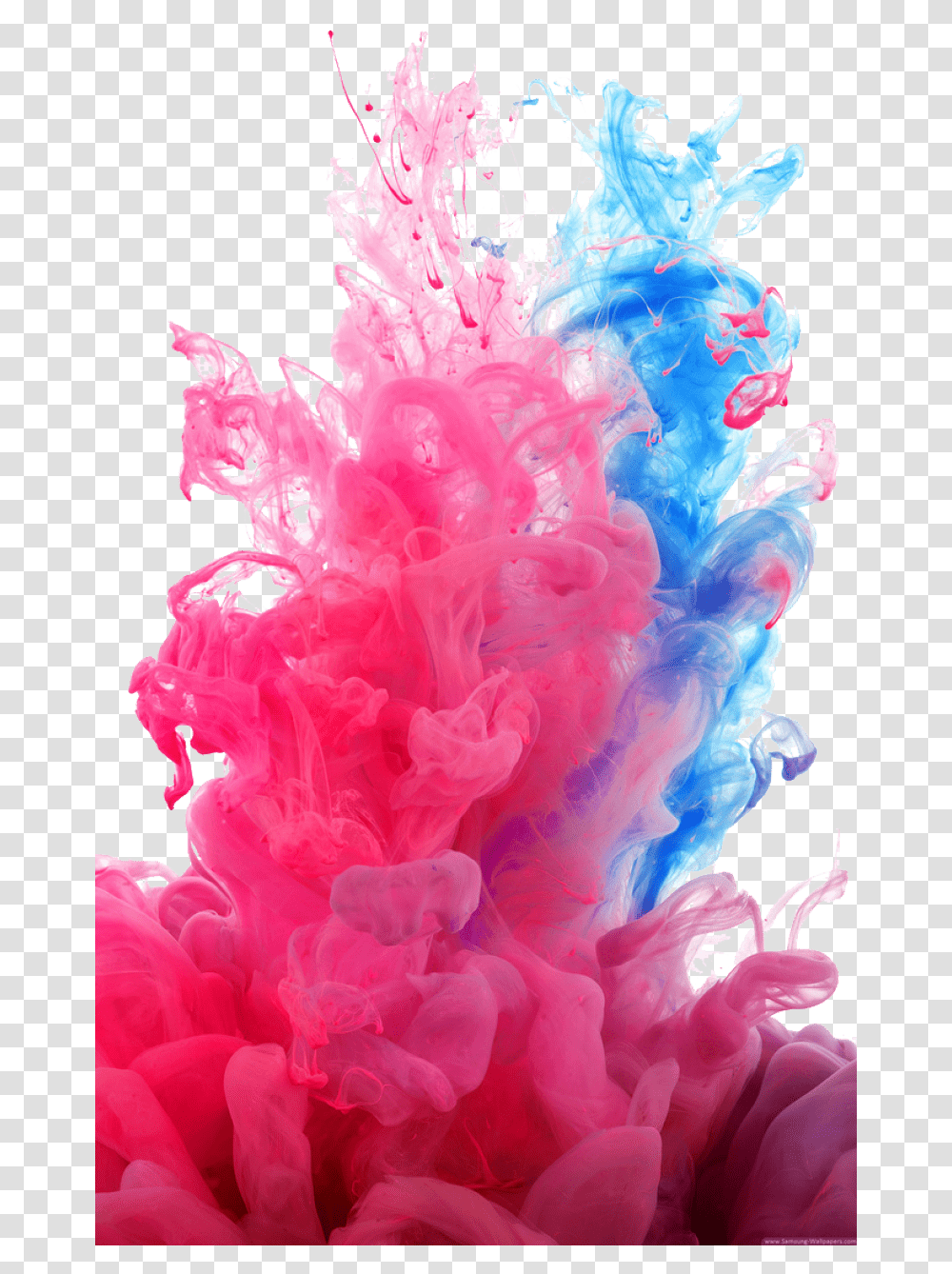 Colorful Smoke Pink And Blue Smoke, Floral Design, Pattern Transparent Png