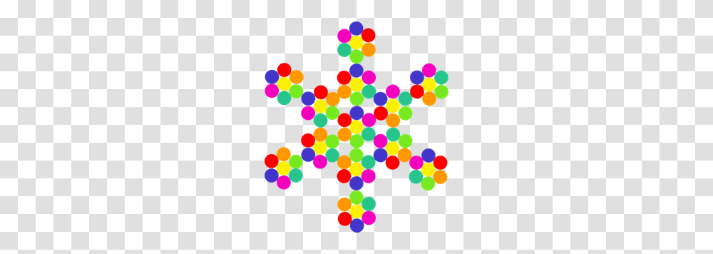 Colorful Snowflake Clip Arts For Web, Pattern, Ornament, Fractal Transparent Png