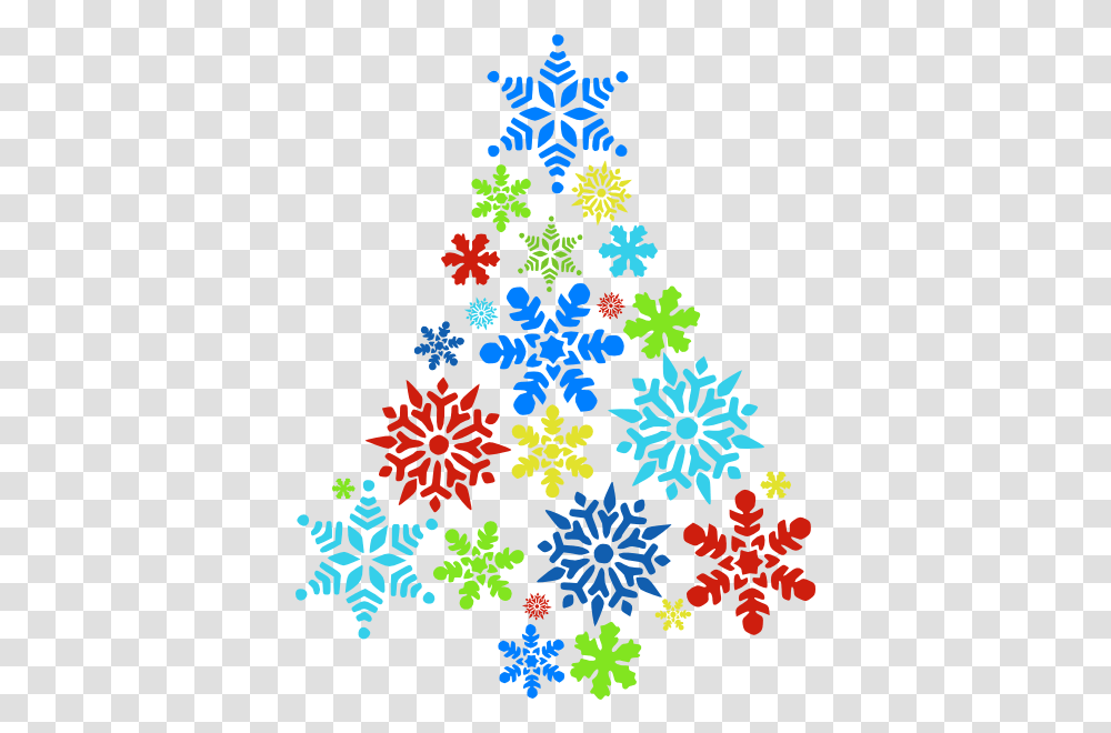Colorful Snowflake Tree Clip Art Red Snowflake Clipart, Ornament, Pattern, Fractal, Graphics Transparent Png