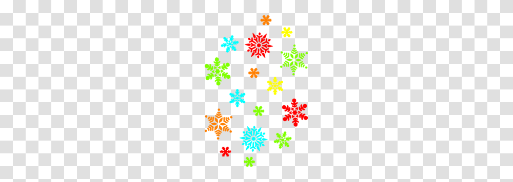 Colorful Snowflakes Clip Art, Poster, Advertisement, Star Symbol Transparent Png