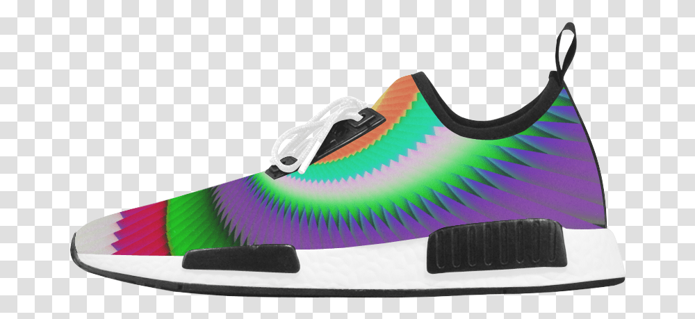 Colorful Spiral Dragon Scales Womens Draco Running Paint Brush On Shoe, Apparel, Footwear, Sneaker Transparent Png