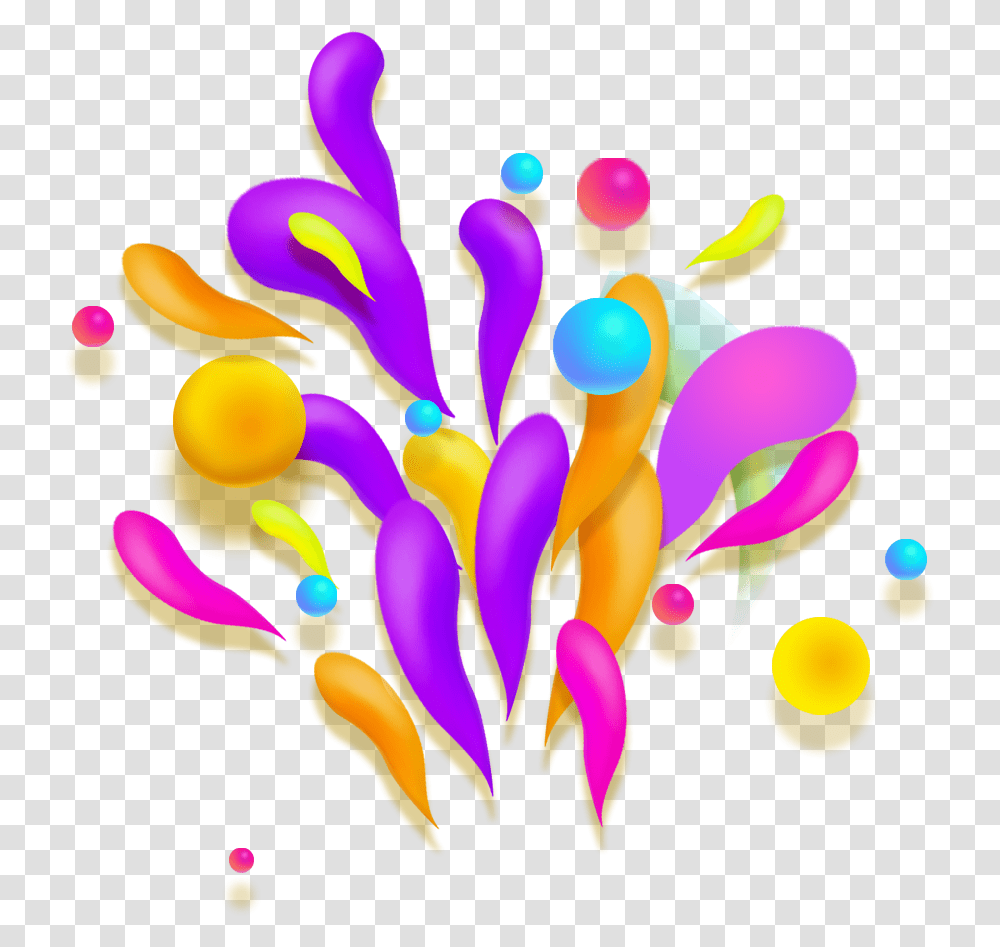 Colorful Splash Splash Colorful Hd, Pattern, Purple Transparent Png