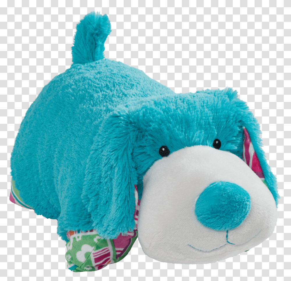 Colorful Teal Puppy Pillow Pet Pillow Pets, Toy, Plush, Cushion, LCD Screen Transparent Png