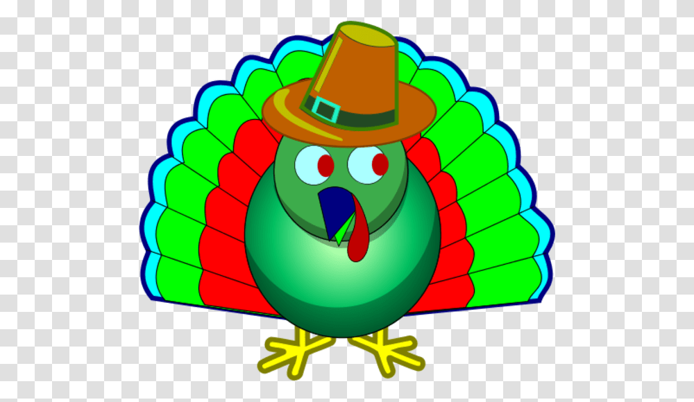 Colorful Turkey Feathers Clipart Clipart Colorful Turkey, Apparel, Sombrero, Hat Transparent Png