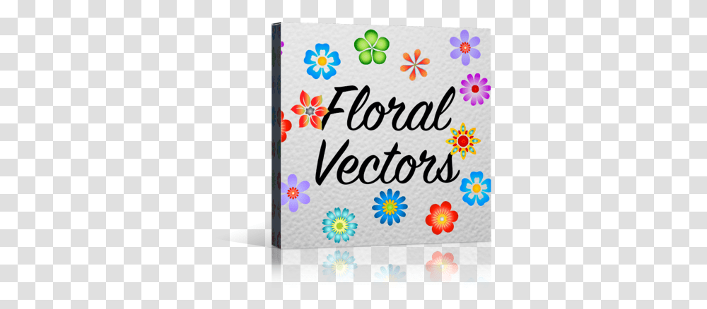 Colorful Vector Flowers Flower Full Size Download Floral Design, Text, Birthday Cake, Dessert, Food Transparent Png