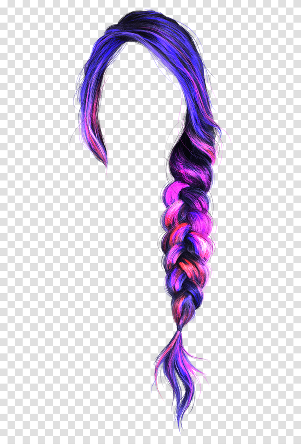 Colorful Wig, Purple, Hair, Spiral, Dye Transparent Png
