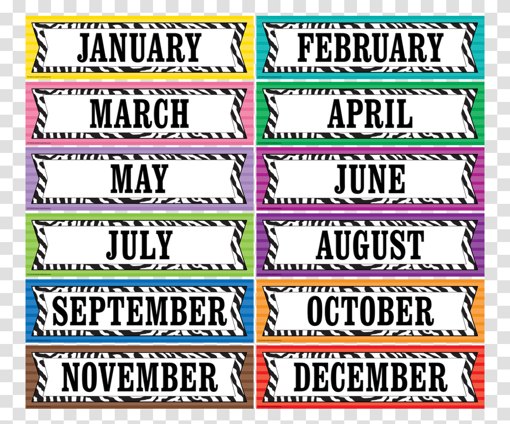 Colorful Zebra Stripes Headliners Image Style, Word, Label, Paper Transparent Png