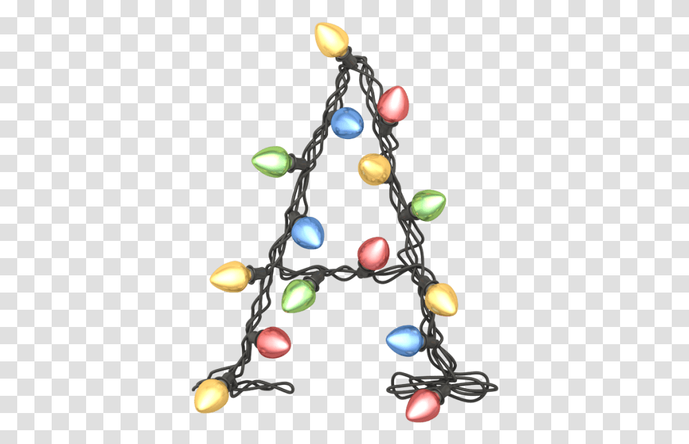 Colorgarland Font Letter A Christmas Tree, Ornament, Lighting, Sphere, Accessories Transparent Png